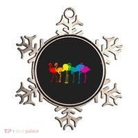 Cute Flamingo Rainbow Flamingo Ornament thumb 0