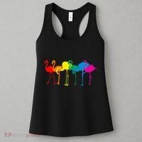 Cute Flamingo Rainbow Flamingo Women's Tank Top thumb 3