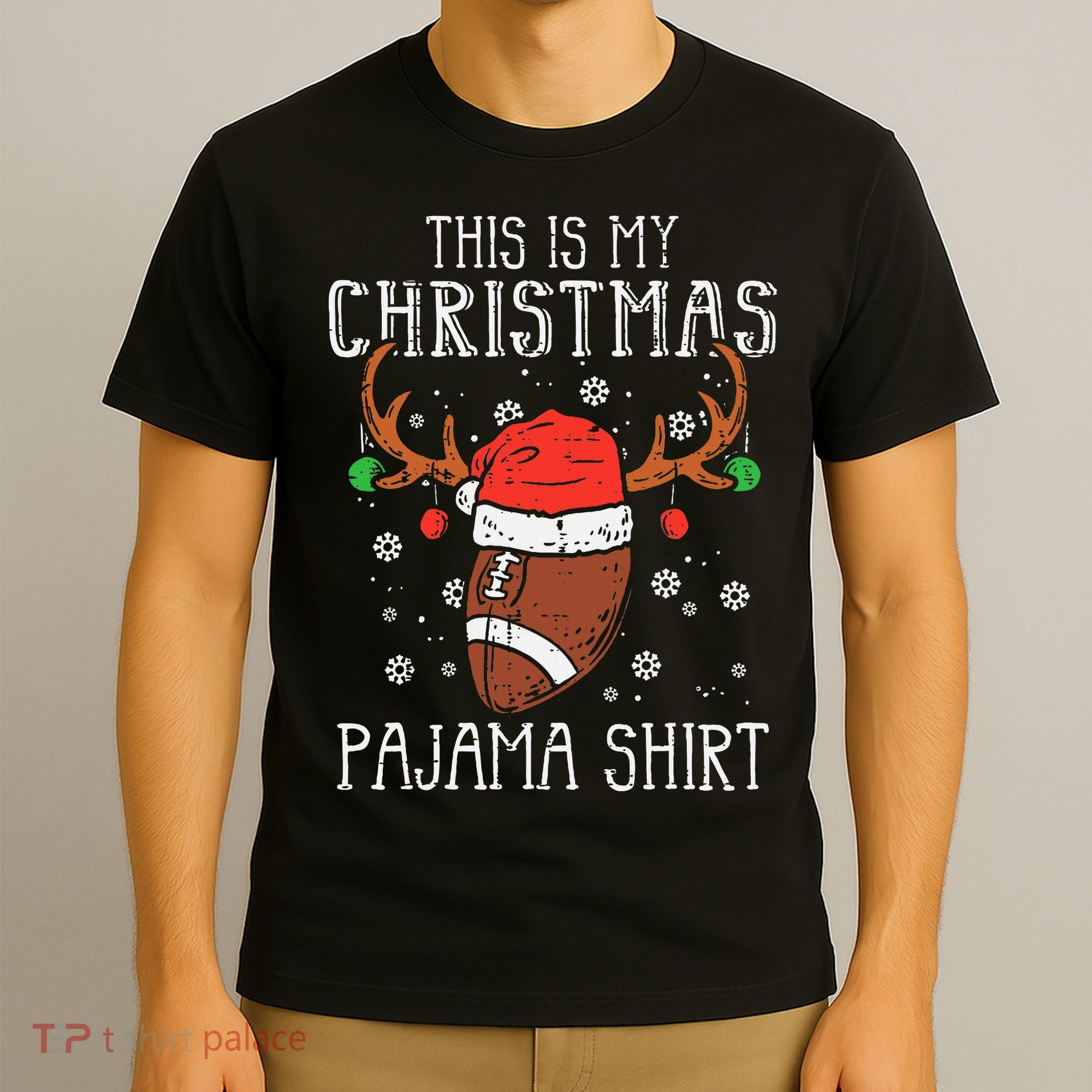 Christmas Football Sports Festive Game T-Shirt