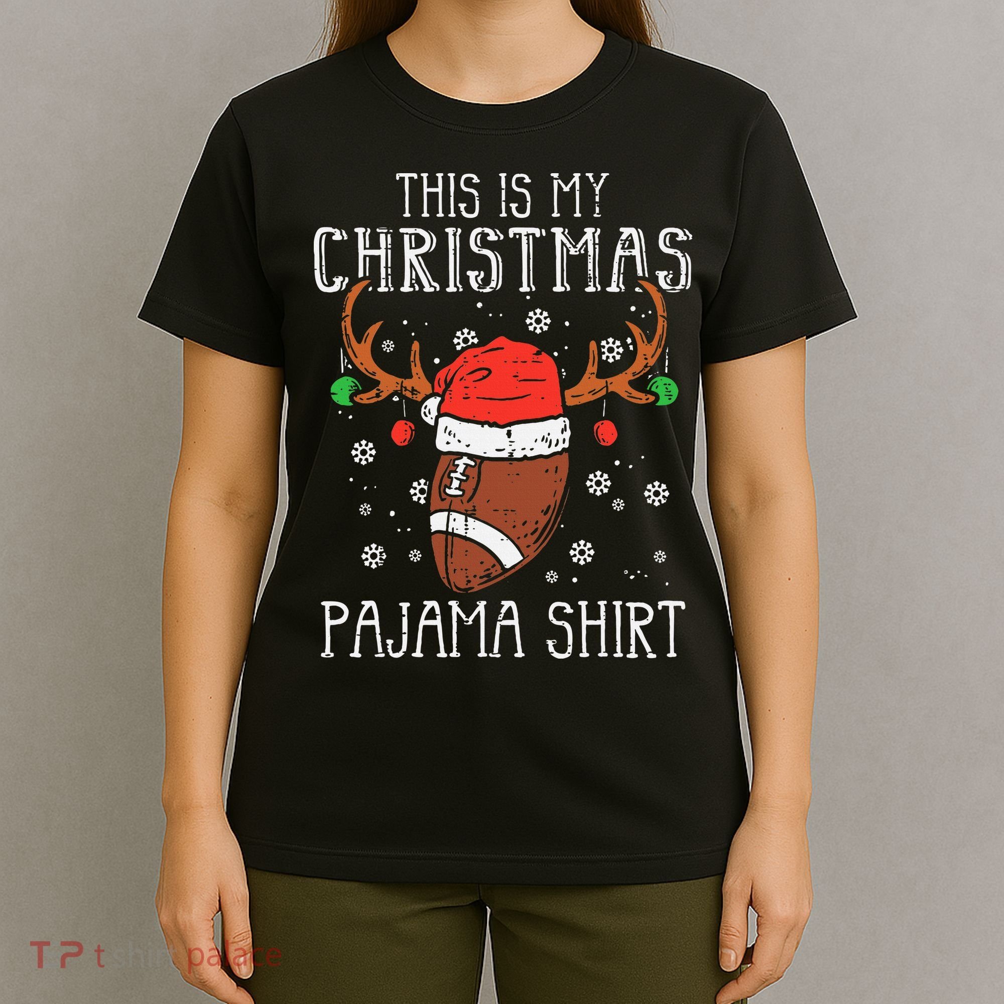 Christmas Football Sports Festive Game T-Shirt