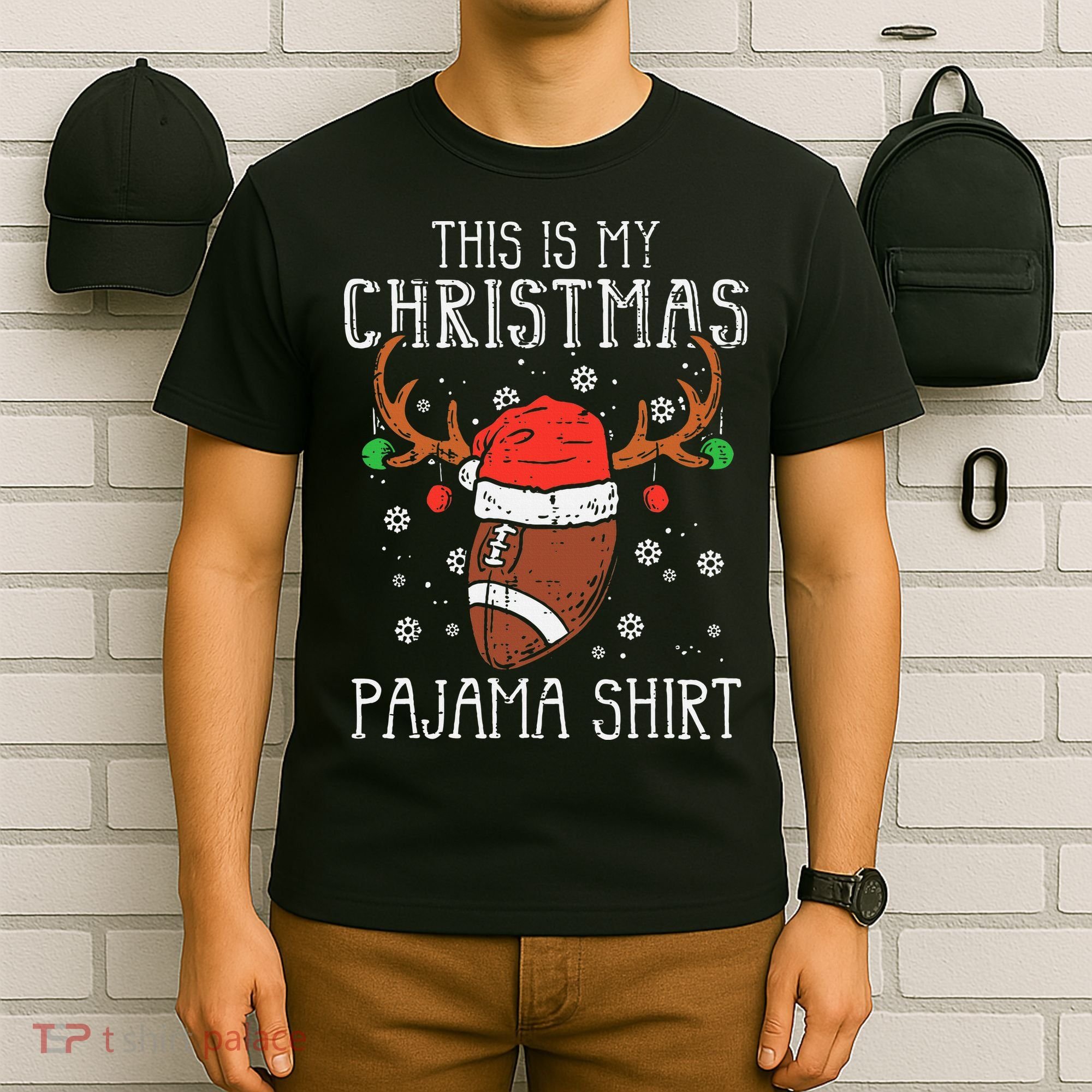 Christmas Football Sports Festive Game T-Shirt