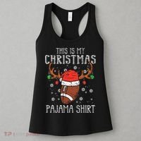 Christmas Football Sports Festive Game Women's Tank Top thumb 3