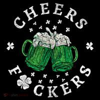 Cheers Fckers St Patricks Day Beer Drinking Funny Gift Women's Hoodie thumb 2