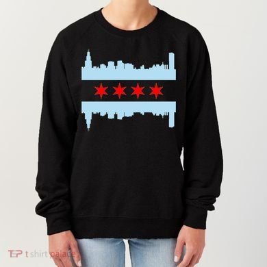 Chicago Flag Skyline Women's Sweatshirt