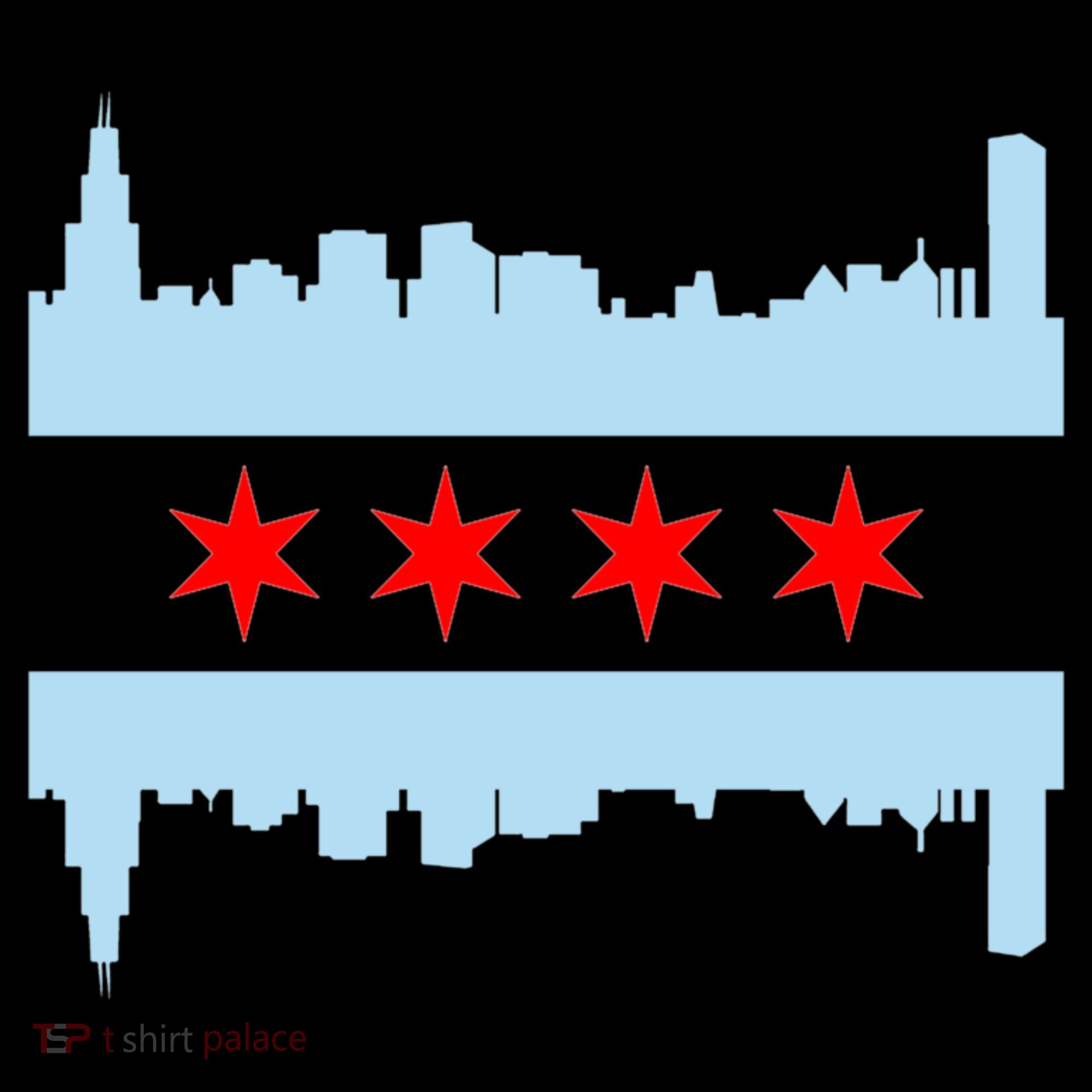 Chicago Flag Skyline Backpack