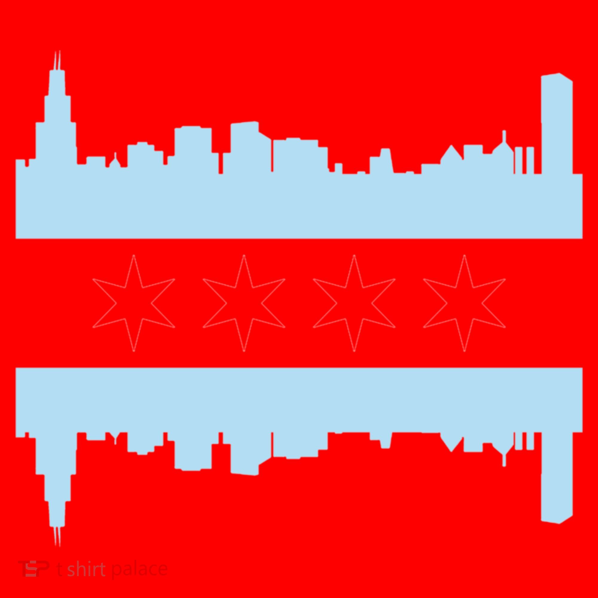 Chicago Flag Skyline Santa Hat