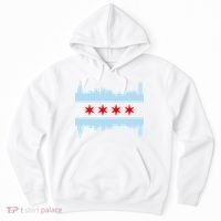 Chicago Flag Skyline Hoodie thumb 0