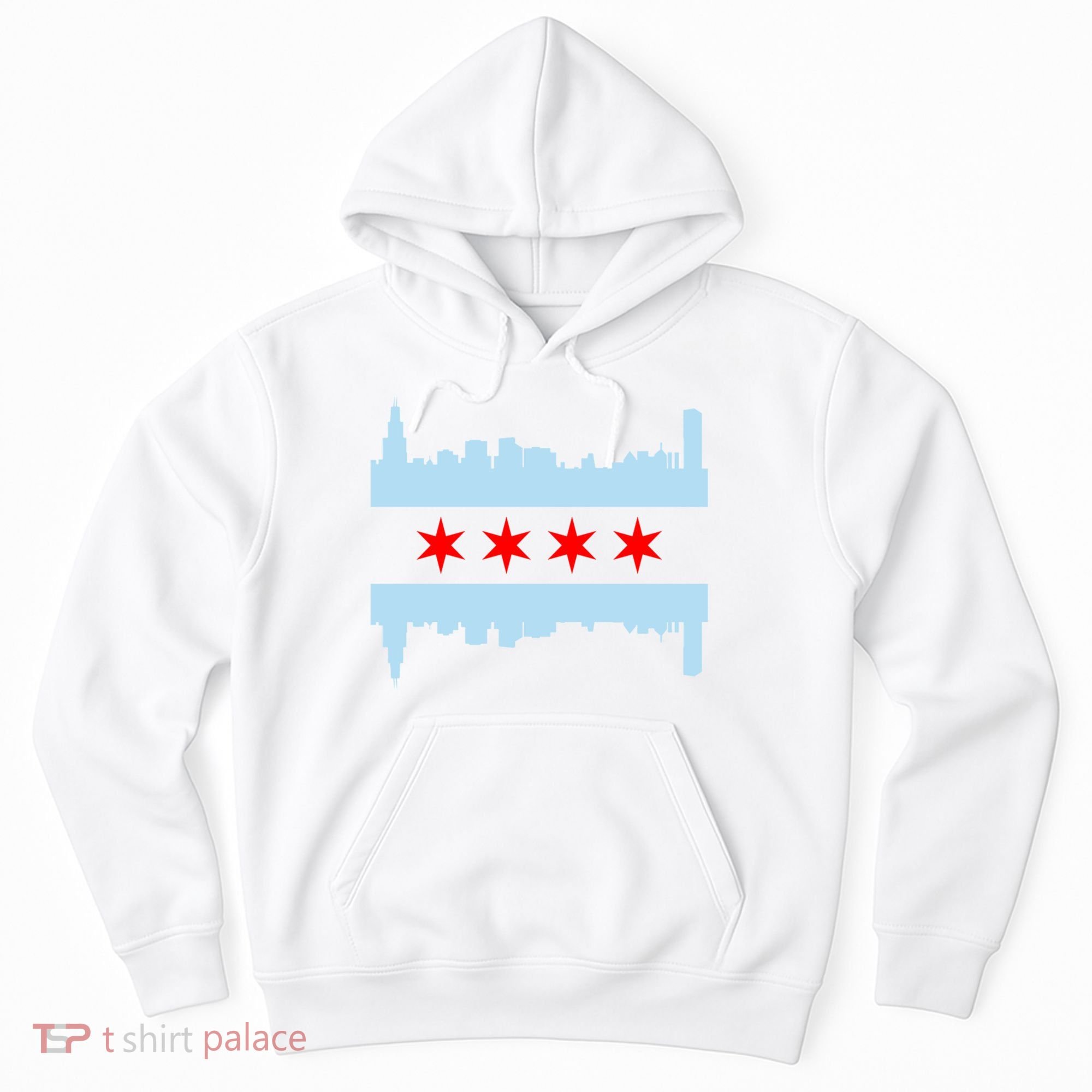 Chicago Flag Skyline Hoodie