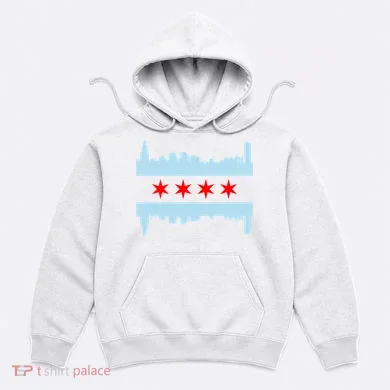 Chicago Flag Skyline Hoodie