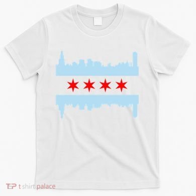 Chicago Flag Skyline T-Shirt