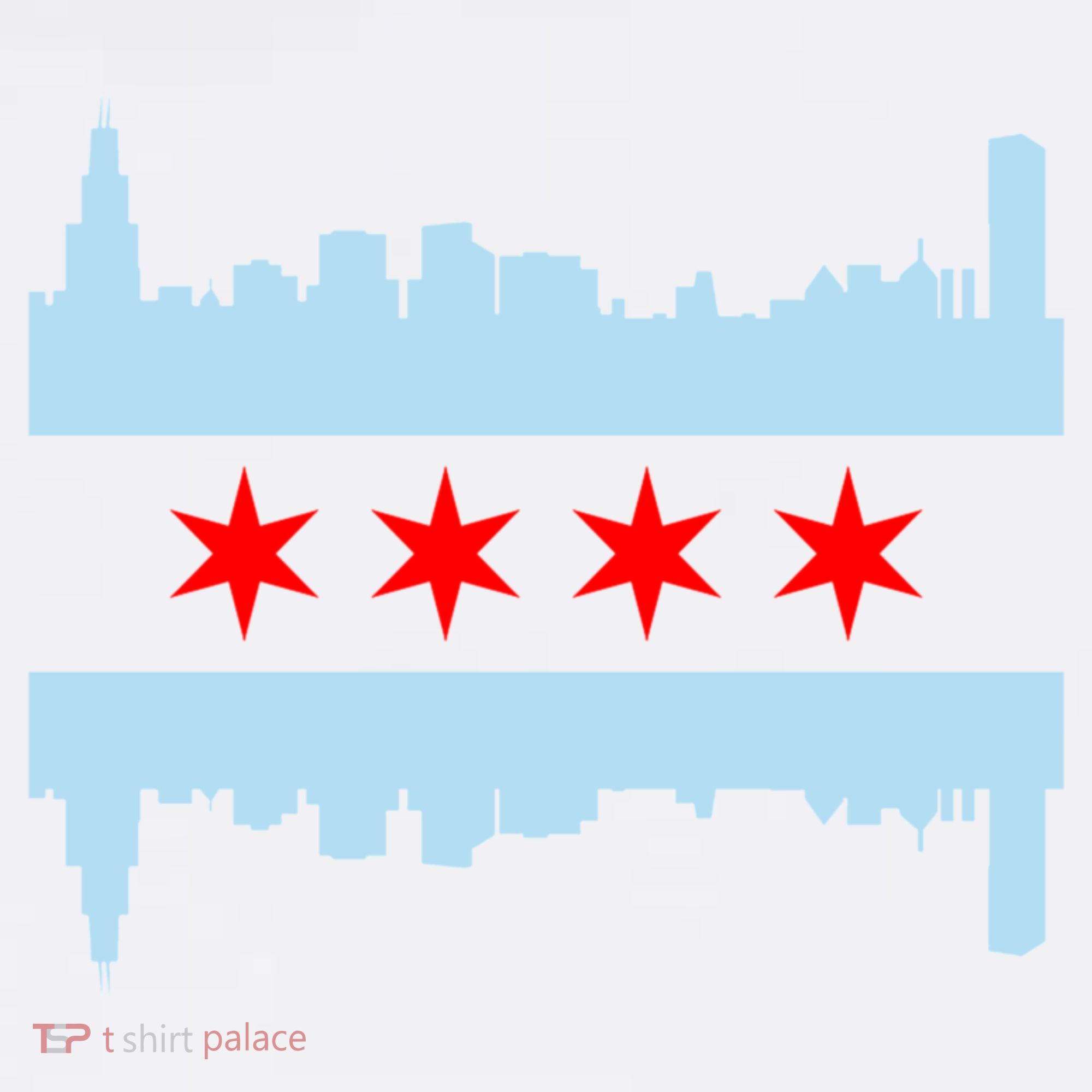 Chicago Flag Skyline Bucket Hat