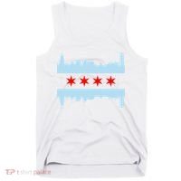 Chicago Flag Skyline Tank Top thumb 0