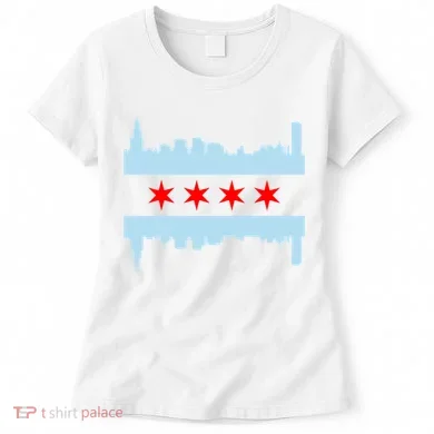 Chicago Flag Skyline Women's T-Shirt