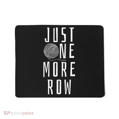 Crocheting Funny Saying Yarn Gift Mousepad