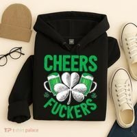 Cheers Fuckers St Patricks Day Beer Drinking Mugs Hoodie thumb 4