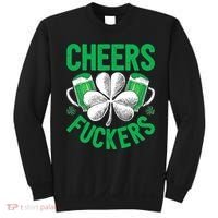 Cheers Fuckers St Patricks Day Beer Drinking Mugs Sweatshirt thumb 0