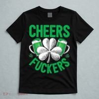 Cheers Fuckers St Patricks Day Beer Drinking Mugs T-Shirt thumb 5