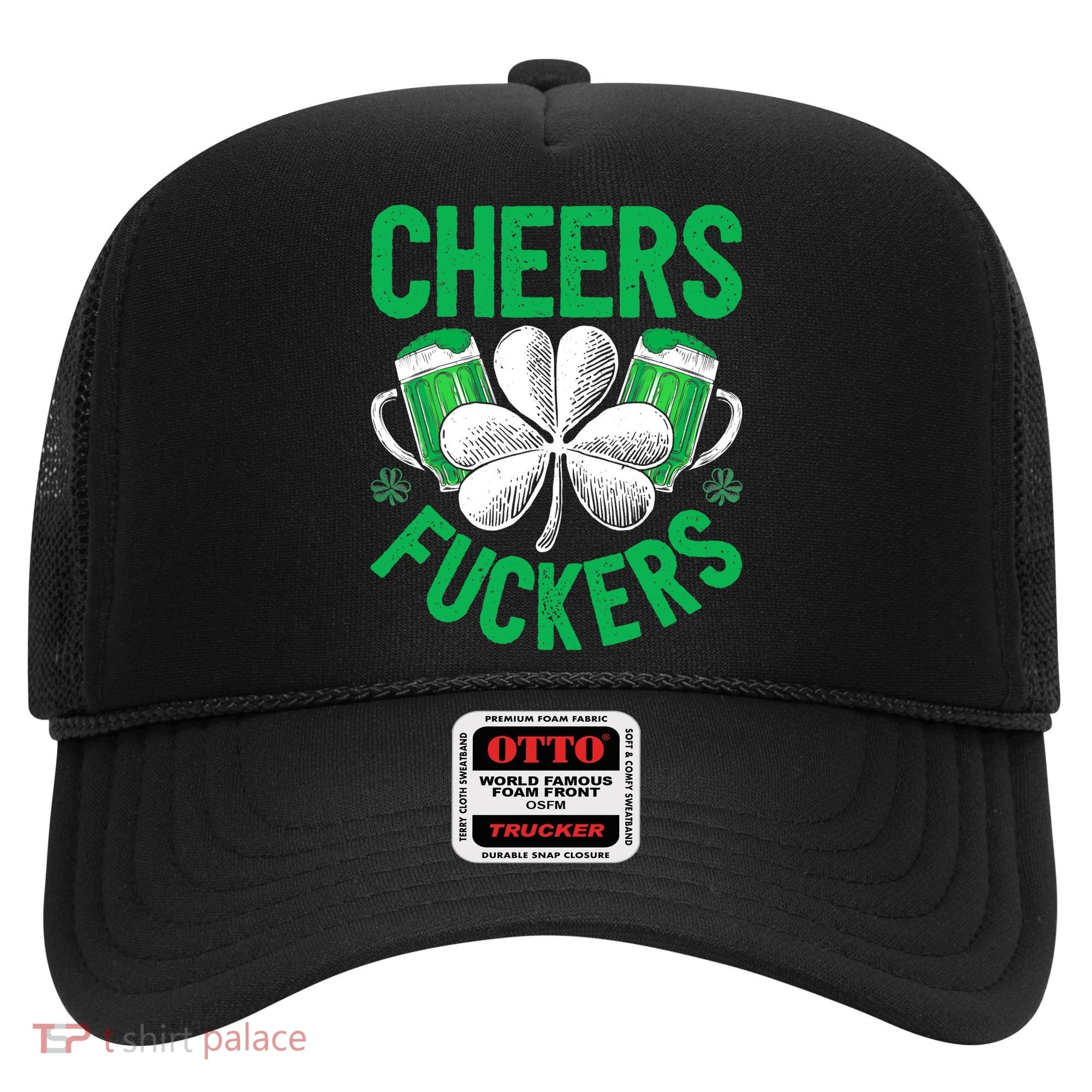Cheers Fuckers St Patricks Day Beer Drinking Mugs Hat