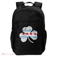 Chicago Flag Shamrock Irish St Patricks Day Family Funny Gift Backpack thumb 0