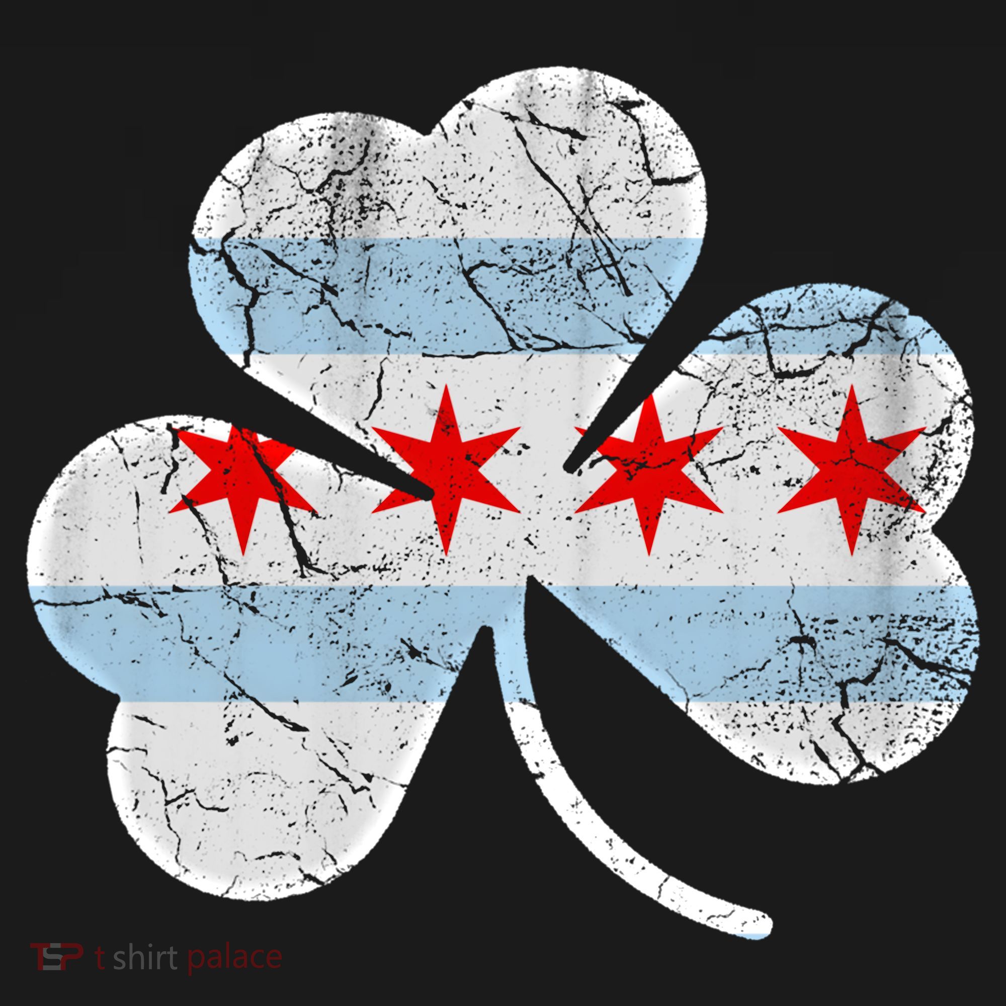 Chicago Flag Shamrock Irish St Patricks Day Family Funny Gift Women's Hoodie