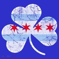 Chicago Flag Shamrock Irish St Patricks Day Family Funny Gift Women's Tank Top thumb 5