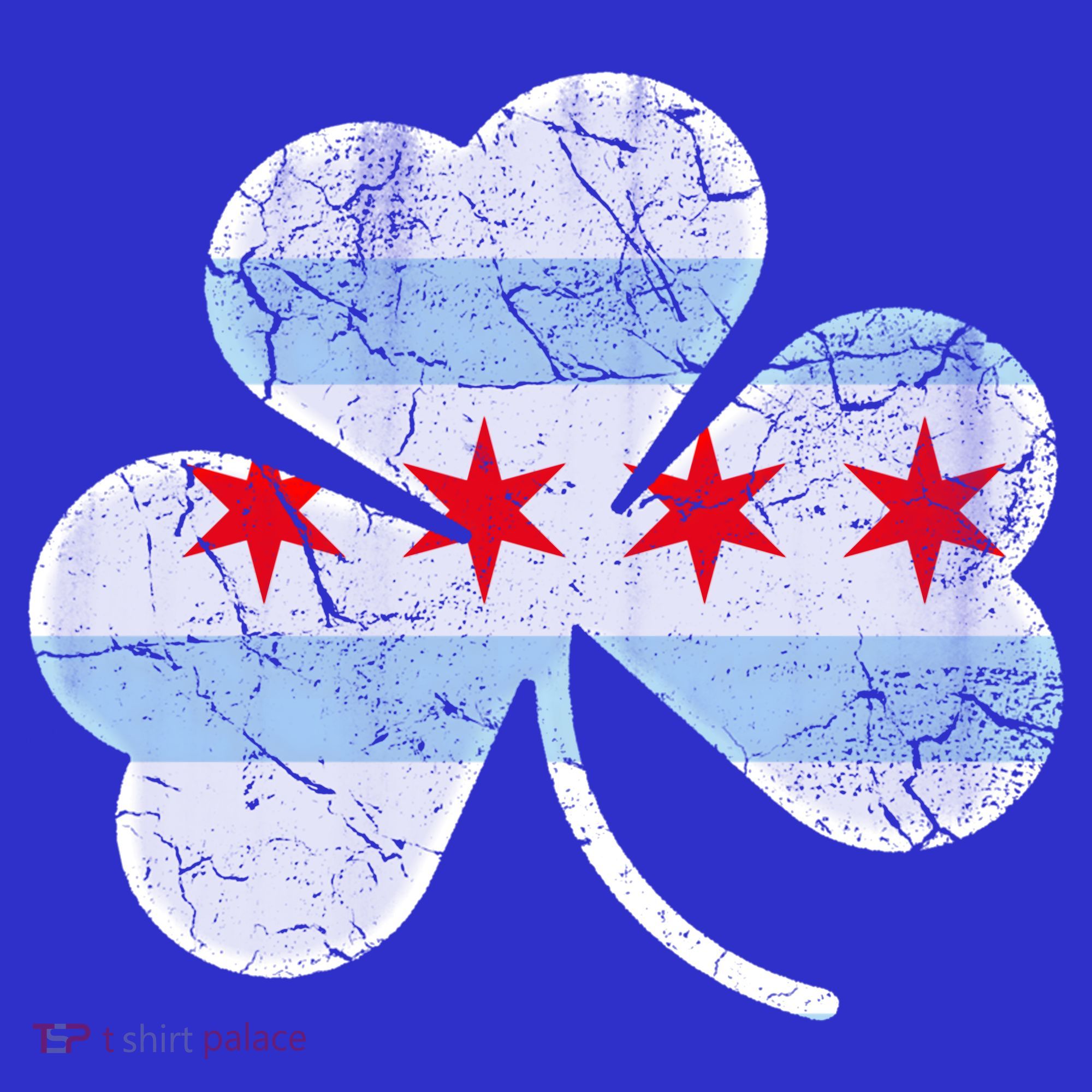 Chicago Flag Shamrock Irish St Patricks Day Family Funny Gift Tank Top