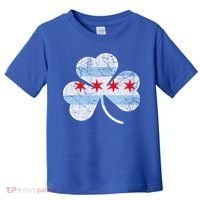 Chicago Flag Shamrock Irish St Patricks Day Family Funny Gift Toddler T-Shirt thumb 0