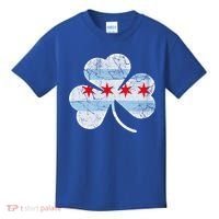 Chicago Flag Shamrock Irish St Patricks Day Family Funny Gift Kids T-Shirt thumb 0
