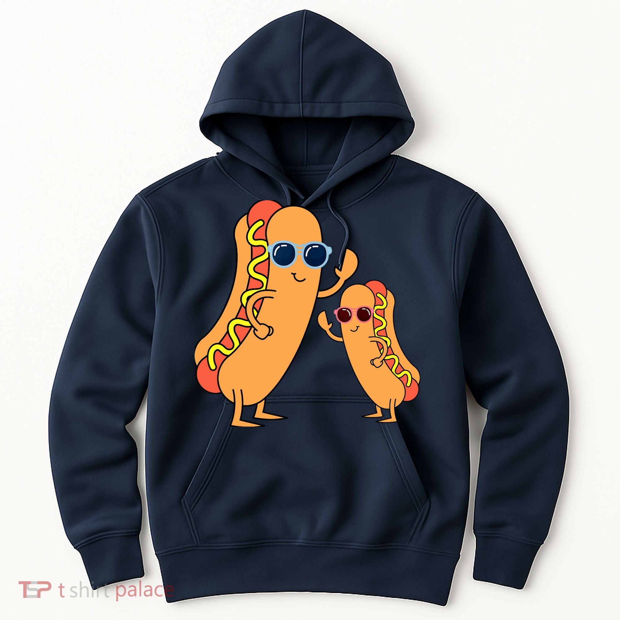 Cool Franks Sausages Weiner Fast Food Sunglasses Hot Dog Hoodie