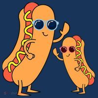 Cool Franks Sausages Weiner Fast Food Sunglasses Hot Dog Women's Tank Top thumb 5