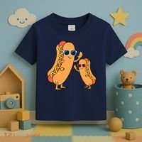 Cool Franks Sausages Weiner Fast Food Sunglasses Hot Dog Toddler T-Shirt thumb 3