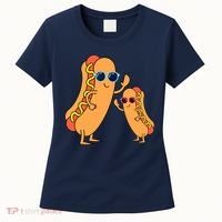 Cool Franks Sausages Weiner Fast Food Sunglasses Hot Dog Women's T-Shirt thumb 0