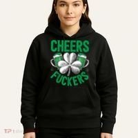 Cheers Fuckers St.Patricks Day Drinking Irish Hoodie thumb 5