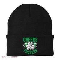 Cheers Fuckers St.Patricks Day Drinking Irish Beanie thumb 0