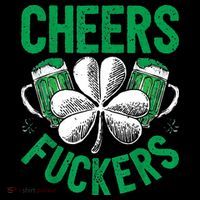 Cheers Fuckers St.Patricks Day Drinking Irish Women's Hoodie thumb 2