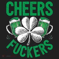 Cheers Fuckers St.Patricks Day Drinking Irish Hat thumb 2