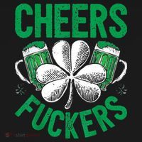 Cheers Fuckers St.Patricks Day Drinking Irish Visor thumb 3