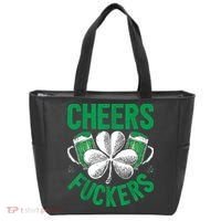 Cheers Fuckers St.Patricks Day Drinking Irish Tote Bag thumb 0