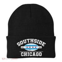 Chicago Flaggift Southside Chicagogift City Of Chicago Flag Meaningful Gift Beanie thumb 0