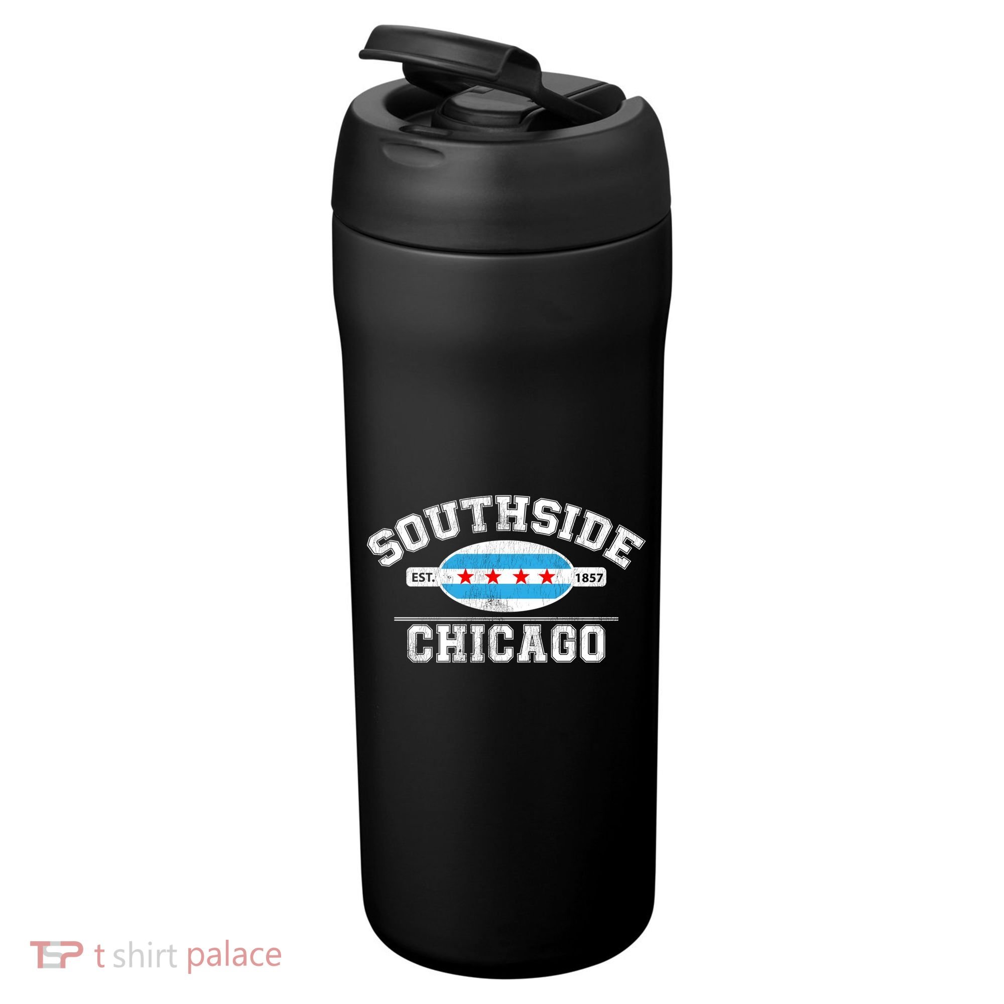 Chicago Flaggift Southside Chicagogift City Of Chicago Flag Meaningful Gift 24oz Duet Stainless Steel Tumbler