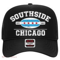 Chicago Flaggift Southside Chicagogift City Of Chicago Flag Meaningful Gift Hat thumb 0