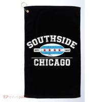Chicago Flaggift Southside Chicagogift City Of Chicago Flag Meaningful Gift Golf Towel thumb 0