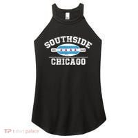 Chicago Flaggift Southside Chicagogift City Of Chicago Flag Meaningful Gift Women's Perfect Tri Rocker Tank thumb 0