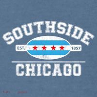 Chicago Flaggift Southside Chicagogift City Of Chicago Flag Meaningful Gift Garment-Dyed Sweatshirt thumb 2