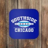 Chicago Flaggift Southside Chicagogift City Of Chicago Flag Meaningful Gift Coaster thumb 0