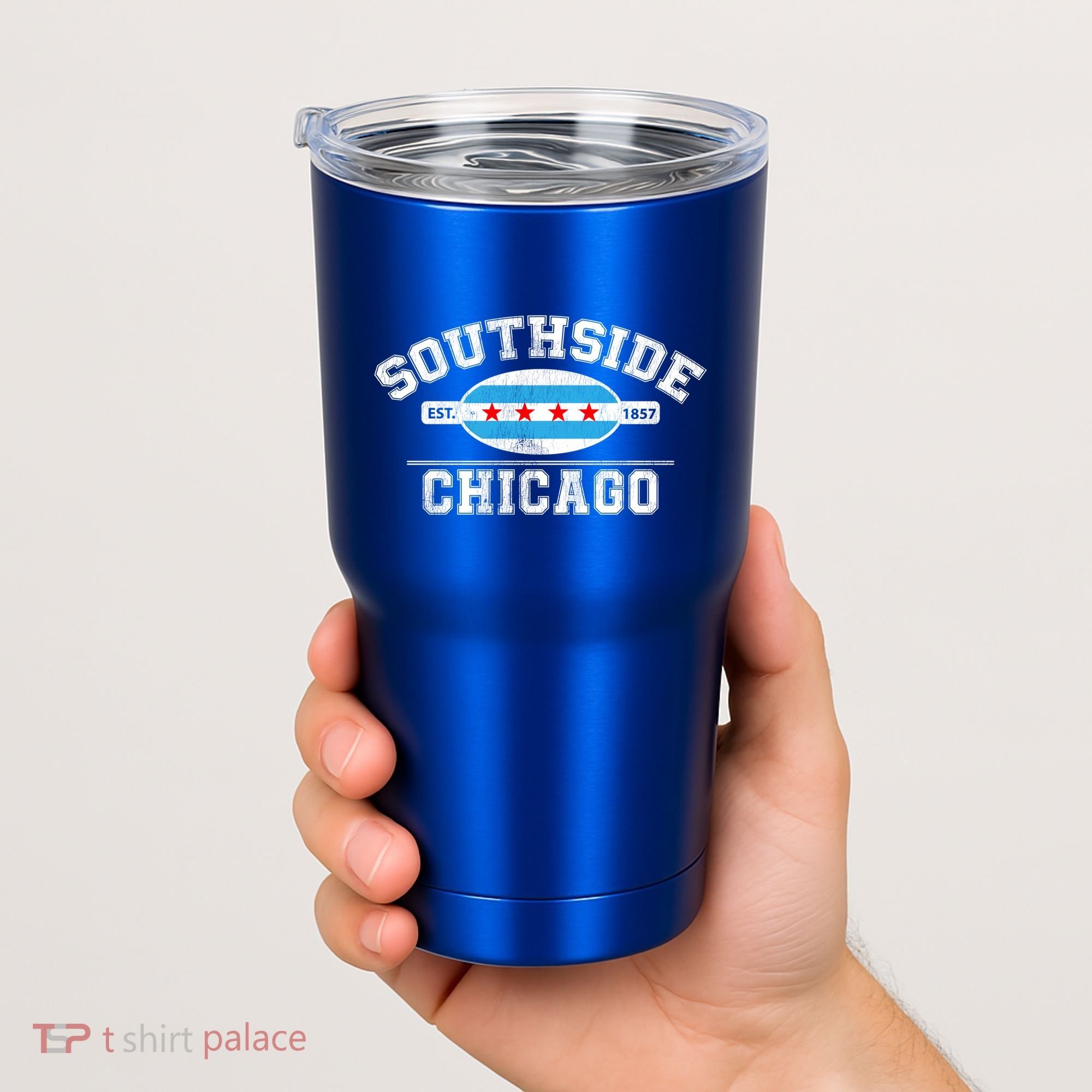 Chicago Flaggift Southside Chicagogift City Of Chicago Flag Meaningful Gift Tumbler