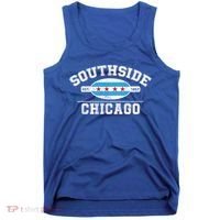 Chicago Flaggift Southside Chicagogift City Of Chicago Flag Meaningful Gift Tank Top thumb 0