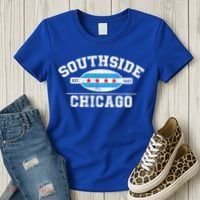 Chicago Flaggift Southside Chicagogift City Of Chicago Flag Meaningful Gift Women's T-Shirt thumb 3