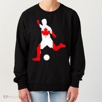Canada Flag Soccer Player Canadian Pride Women's Sweatshirt thumb 0