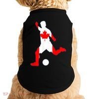 Canada Flag Soccer Player Canadian Pride Doggie Tank thumb 0